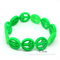 Colorful Stretch Peace Bid Resin Bracelet Bangles Jewelry